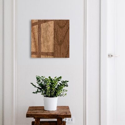 Key storage box Wooden threads