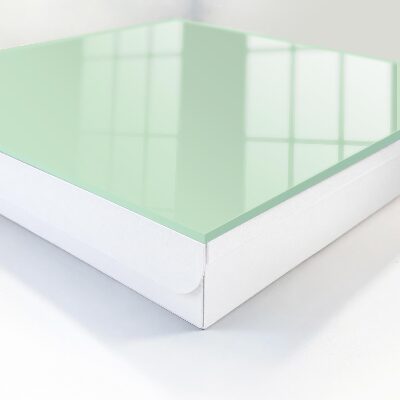 Key cabinet for wall Mint green