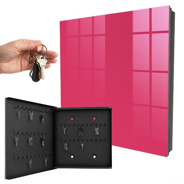 Key storage box Energetic pink