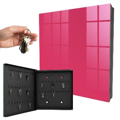 Key storage box Energetic pink