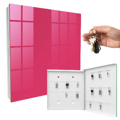 Key storage box Energetic pink