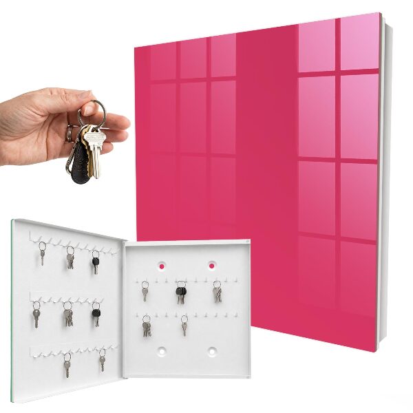 Key storage box Energetic pink