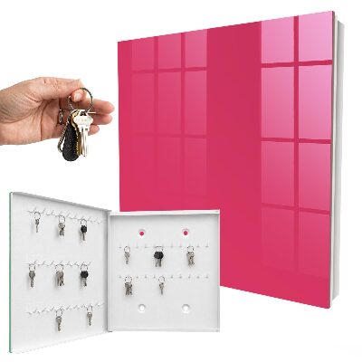 Key storage box Energetic pink