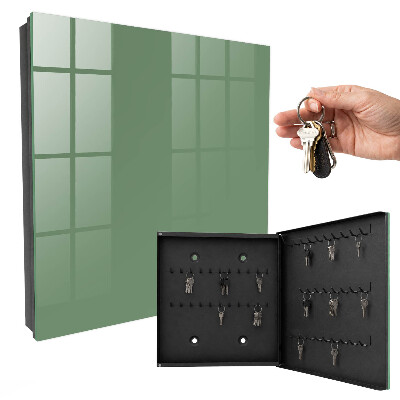 Key storage box Muted green