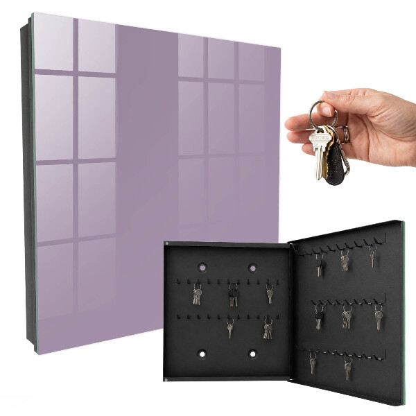 Key cabinet for wall Purple lilac