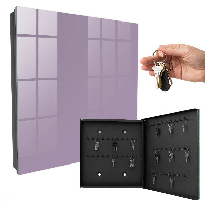 Key cabinet for wall Purple lilac