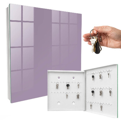 Key cabinet for wall Purple lilac