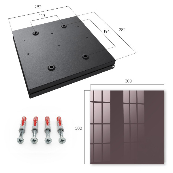 Key box Gray color