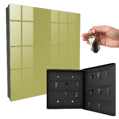 Key storage box Green vintage