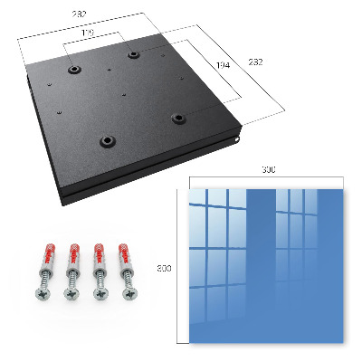 Key storage box Blue color