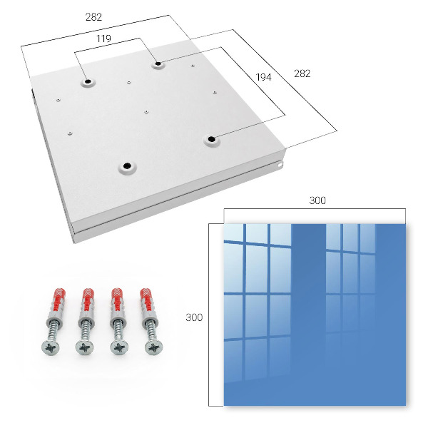 Key storage box Blue color