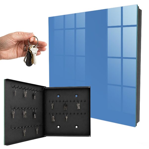 Key storage box Blue color