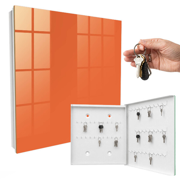 Key cabinet for wall Strong orange