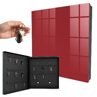 Key box Burgundy color