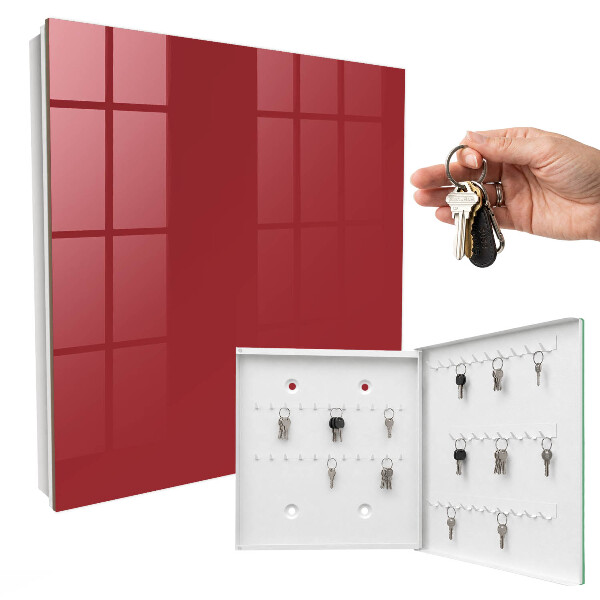 Key box Burgundy color
