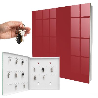 Key box Burgundy color