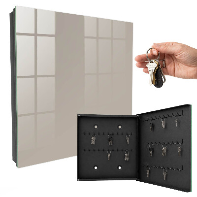 Key storage box Warm gray