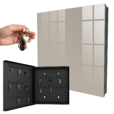 Key storage box Warm gray