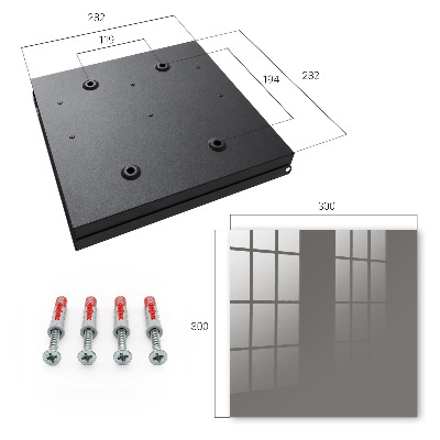 Key cabinet for wall Light brown