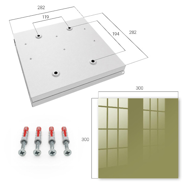 Key storage box Green grass
