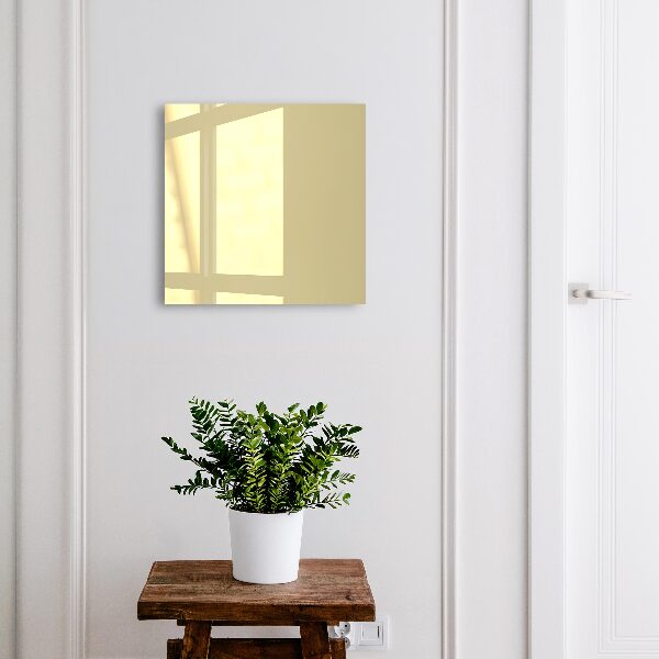 Key cabinet for wall Pastel yellow