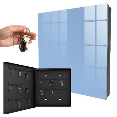 Key storage box Light blue