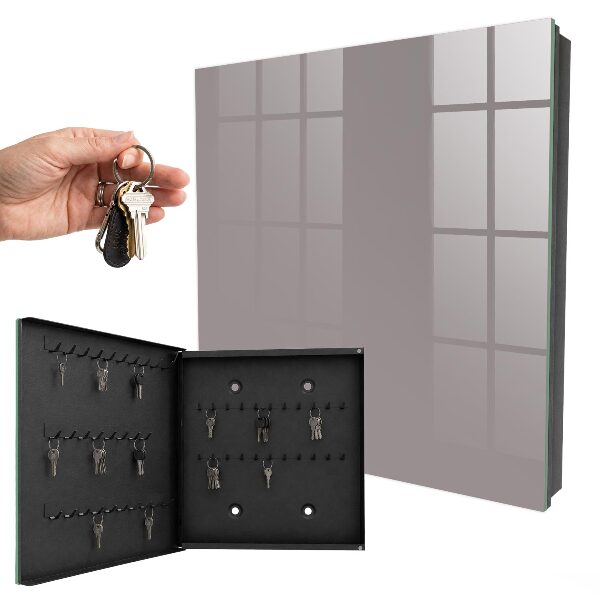 Key storage box Ash gray