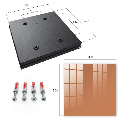 Key box Matte orange