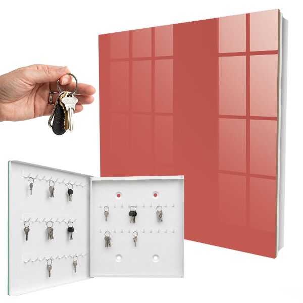 Key storage box Dark salmon