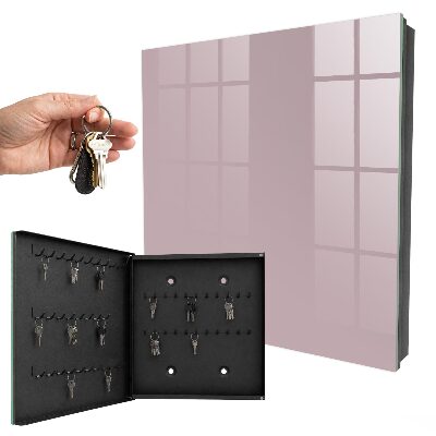 Key cabinet for wall Pastel purple