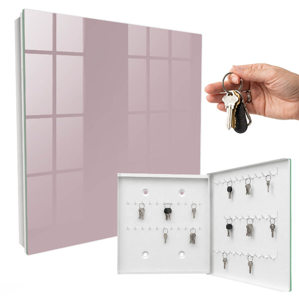 Key cabinet for wall Pastel purple