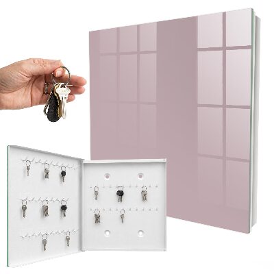 Key cabinet for wall Pastel purple