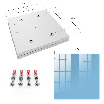 Key storage box Blue color