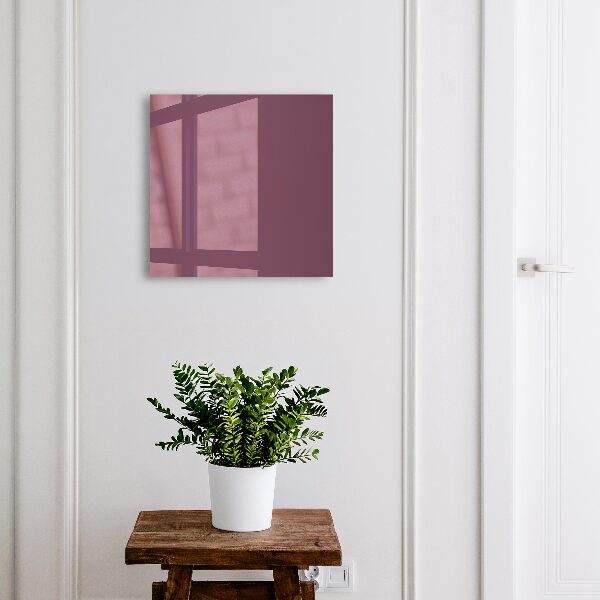 Key storage box Burgundy color