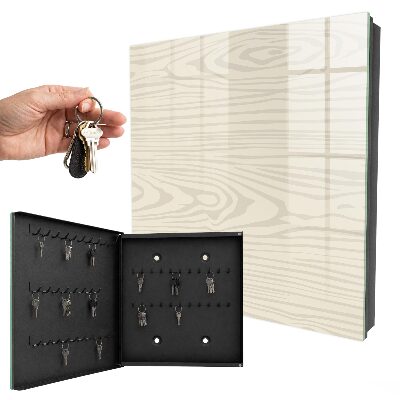 Key storage box Wooden pattern