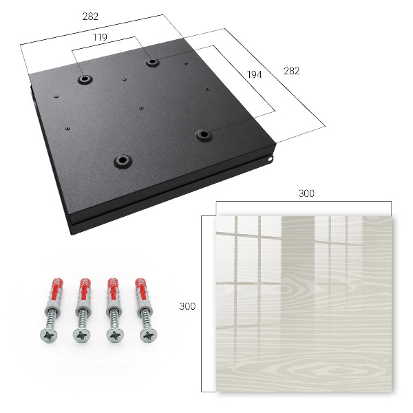 Key storage box Wooden strips