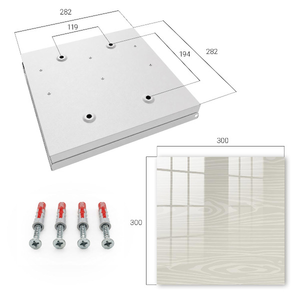 Key storage box Wooden strips