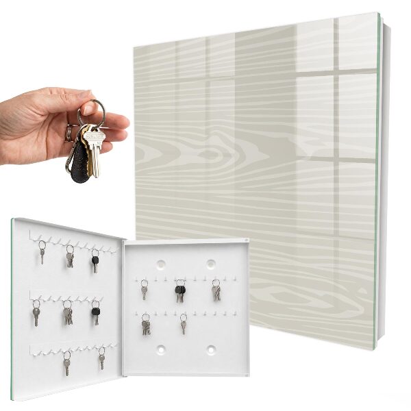 Key storage box Wooden strips