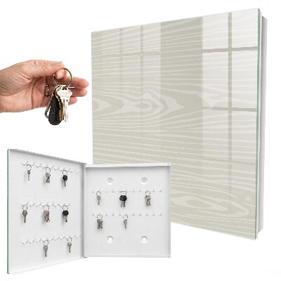 Key storage box Wooden strips
