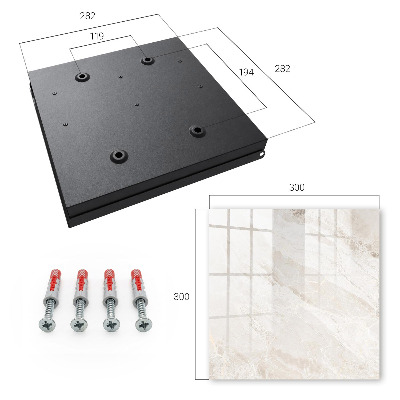 Key cabinet for wall Neutral marble