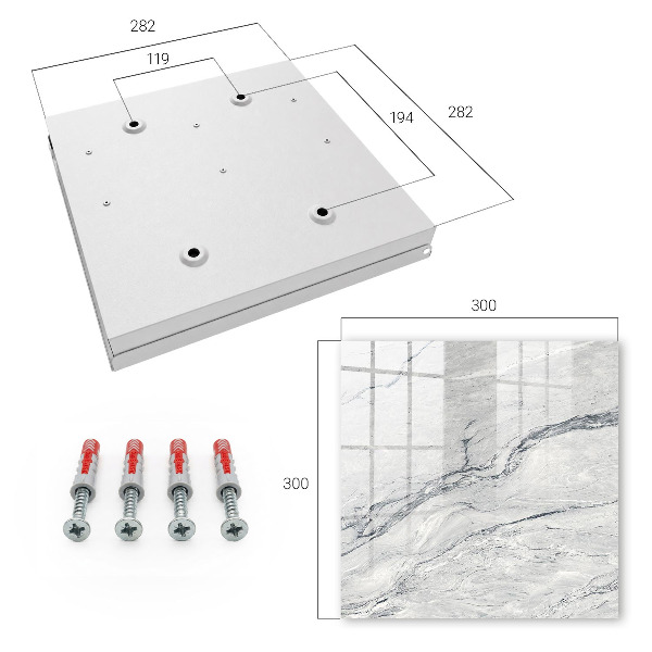Key box Stone pattern