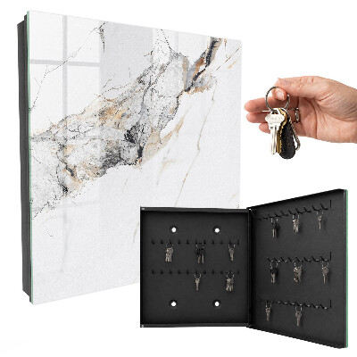 Key storage box Marble elegance
