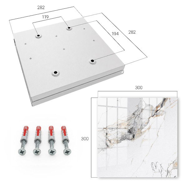 Key storage box Marble elegance