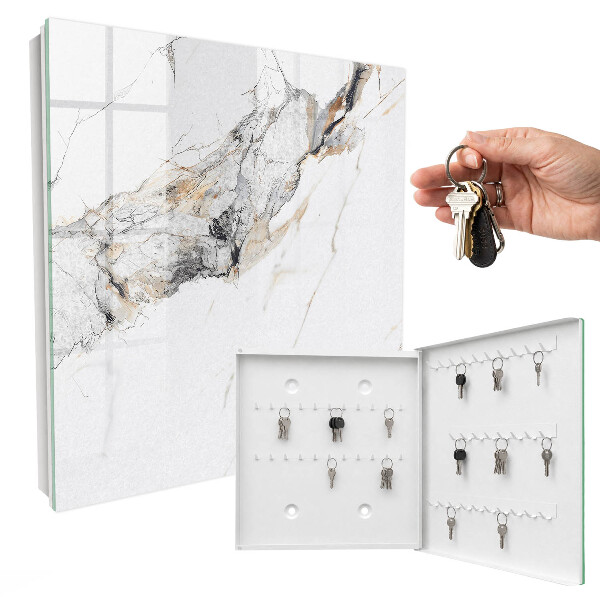 Key storage box Marble elegance