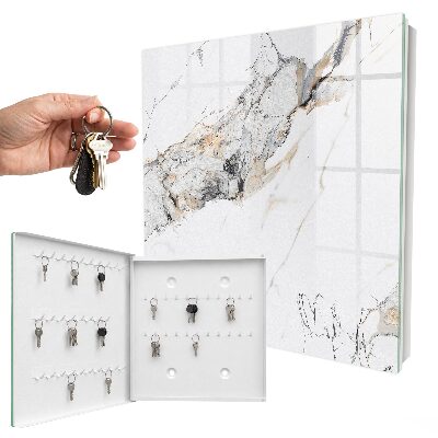 Key storage box Marble elegance