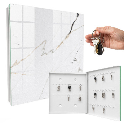 Key cabinet for wall Elegant marble