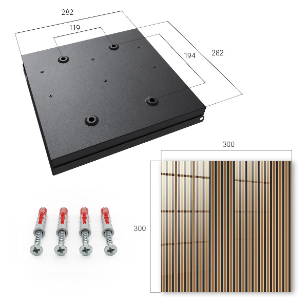 Key box Minimalist stripes