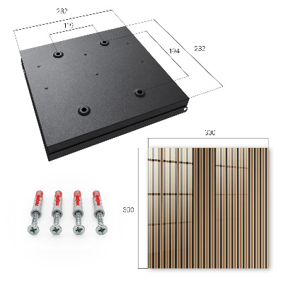 Key box Minimalist stripes