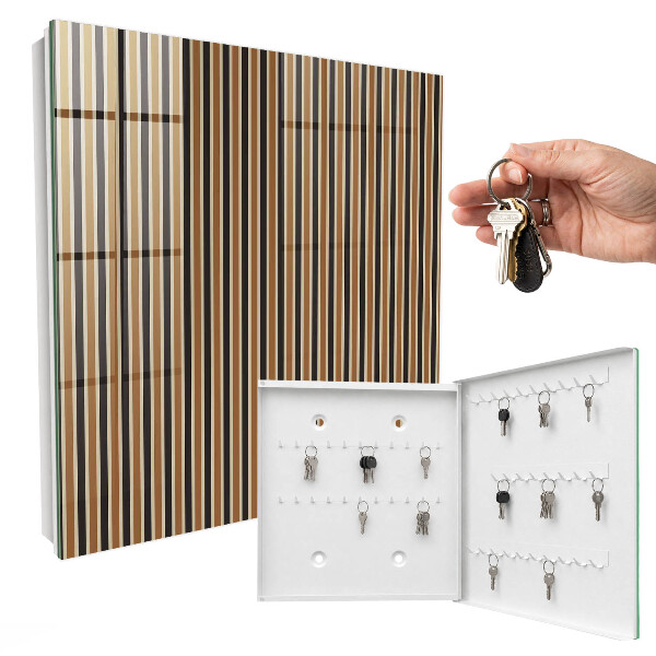 Key box Minimalist stripes