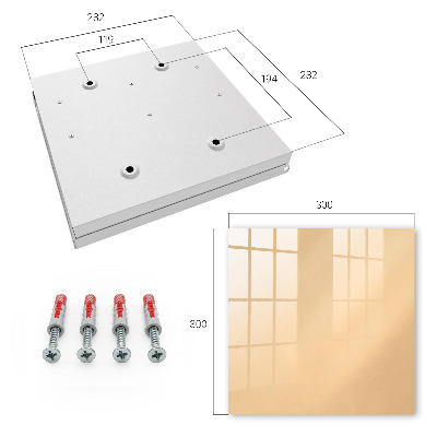 Key storage box Beige comfort